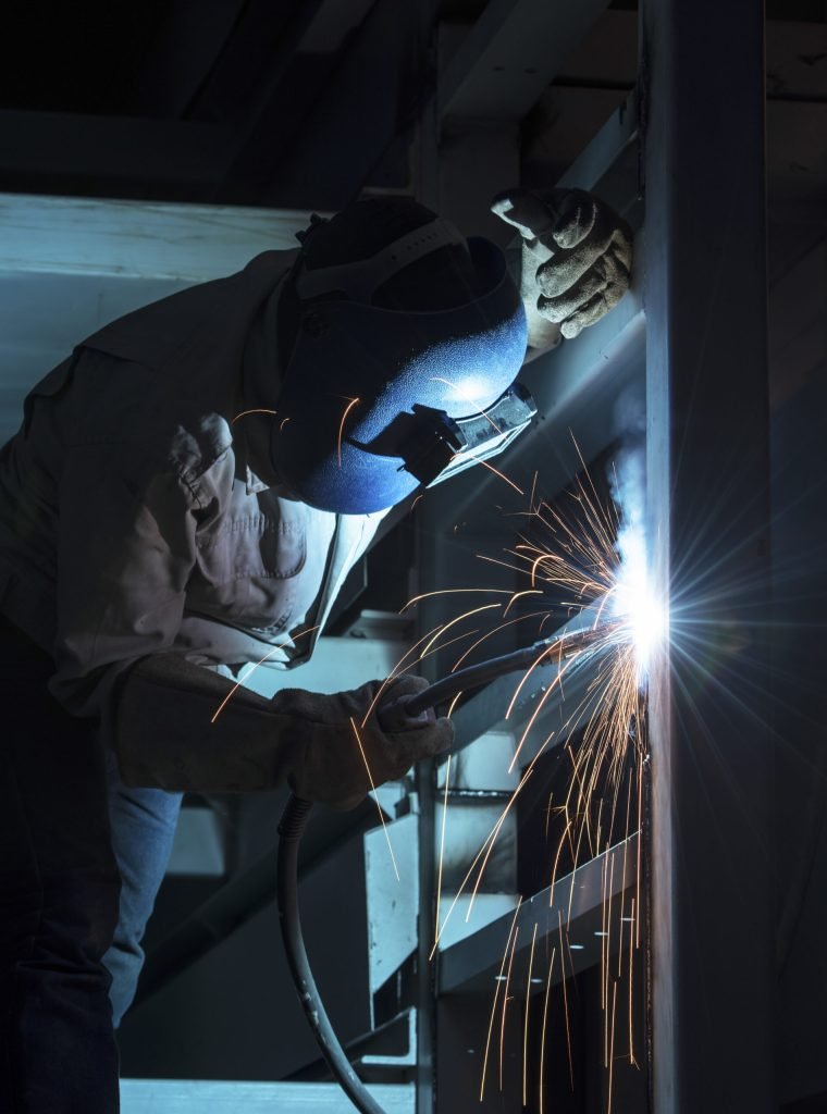 Welding steel structure